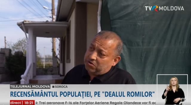 TVR Moldova | Reprezentanţii BNS au ajuns cu recensământul populaţiei şi locuinţelor pe aşa zisul „deal al romilor” de la Soroca