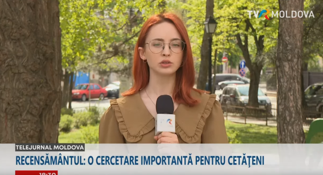 TVR Telejurnal: Recesământul, o cercetare importantă pentru cetățenii Republicii Moldova
