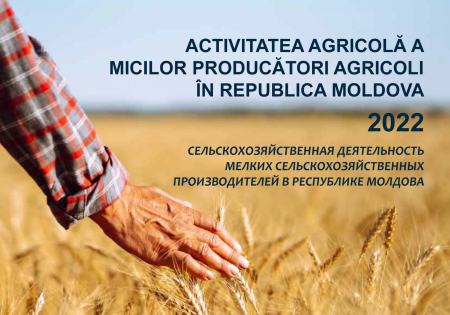 Статистическая публикация "Сельскохозяйственная деятельность мелких сельхозпроизводителей в Республике Молдова в 2021 г."