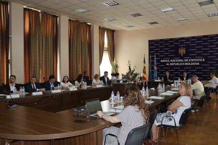 Mai multe subiecte privind activitatea statistică au fost discutate  în cadrul ședinței Consiliului Național pentru Statistică