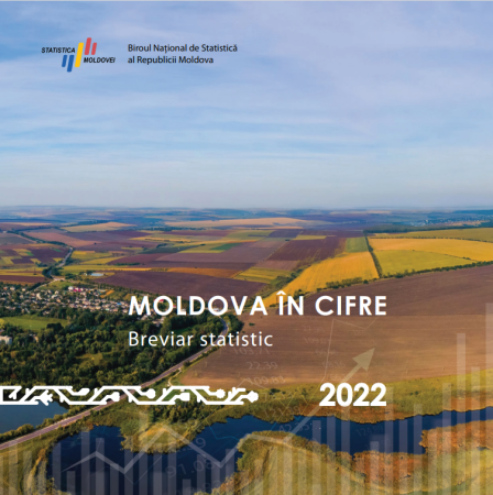 Cтатистический справочник "Молдова в цифрах, выпуск 2022 г.", размещен на веб-странице