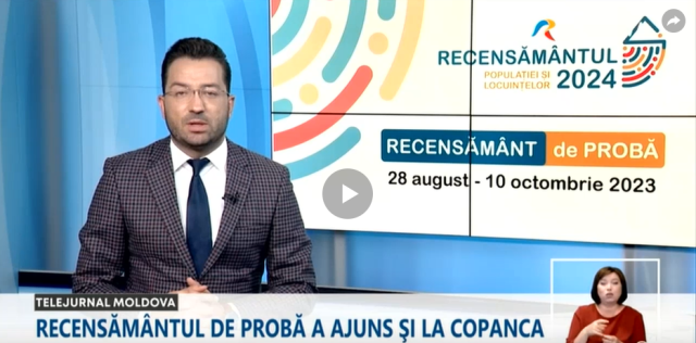 TVR Moldova | Recenzorii care iau parte la recensământul de probă al populaţiei şi locuinţelor din Republica Moldova au ajuns astăzi şi în localitatea Copanca din raionul Căuşeni
