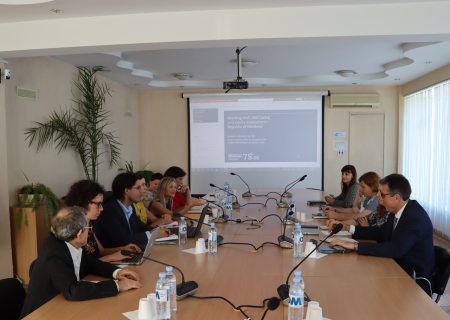 Întâlnire a conducerii BNS cu reprezentanții Organizației Mondiale a Sănătății, aflați într-o misiune la Chișinău