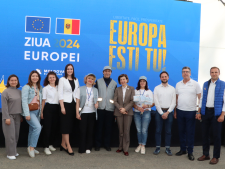 Echipa Biroului Național de Statistică a participat la celebrarea Zilei Europei