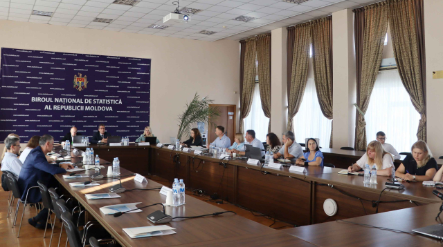 Atelier de lucru privind consolidarea capacităților instituțiilor în domeniul statisticii oficiale organizat de BNS