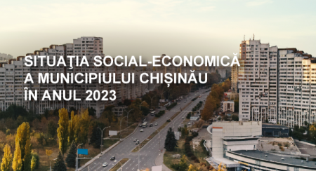 Publicaţia trimestrială „Situaţia social-economică a municipiului Chişinău în anul 2023" plasată pe pagina web