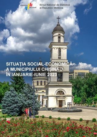 Publicaţia trimestrială „Situaţia social-economică a municipiului Chişinău în ianuarie-iunie 2023" plasată pe pagina web