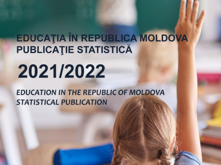Размещена статистическая публикация "Образование в Республике Молдова" выпуск 2022 г.