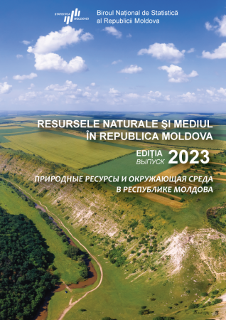 Размещен статистический сборник "Природные ресурсы и окружающая среда в Республике Молдова", выпуск 2023 г.