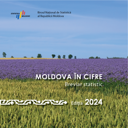 Cтатистический справочник "Молдова в цифрах, выпуск 2024 г.", размещен на веб-странице