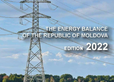 „Energy balance of the Republic of Moldova", edition 2022 posted on the website