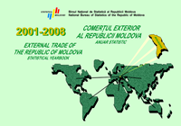 A apărut o ediţie nouă a Anuarului Statistic "Comerţul exterior al Republicii Moldova în anii 2001-2008"
