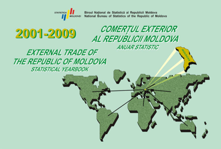 A fost plasat Anuarul Statistic "Comerţul exterior al Republicii Moldova în anii 2001-2009"