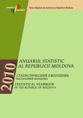 Издан "Статистический ежегодник Республики Молдова", выпуск 2010 года