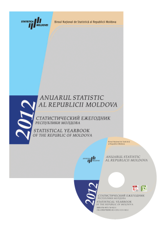 Издан "Статистический ежегодник Республики Молдова", выпуск 2012 года