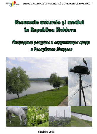 The statistical compilation "Natural resources and environment in Republic of Moldova", edition 2013, published on the web