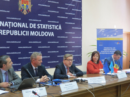 Европейский Союз окажет поддержку для улучшения региональной статистики в Молдове 