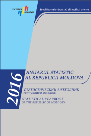 Издан "Статистический ежегодник Республики Молдова", выпуск 2016 года