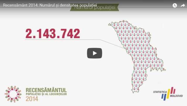Recensământ 2014: Numărul și densitatea populației