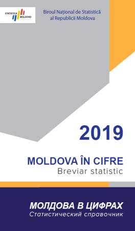 Cтатистический справочник "Молдова в цифрах, выпуск 2019 г.", размещен на веб-странице 