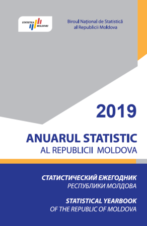 Издан "Статистический ежегодник Республики Молдова", выпуск 2019 года
