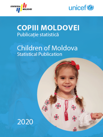 Cтатистический сборник "Дети Молдовы" выпуск 2020 г., размещен на веб-странице