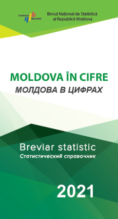 Cтатистический справочник "Молдова в цифрах, выпуск 2021 г.", размещен на веб-странице