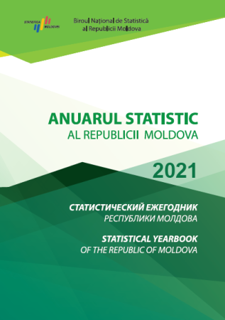 „Anuarul Statistic al Republicii Moldova", ediţia 2021, plasat pe pagina web