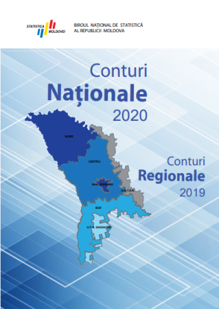 Publicaţia statistică „Conturi Naţionale 2020 și Conturi Regionale 2019", ediția 2021, plasată pe pagina web