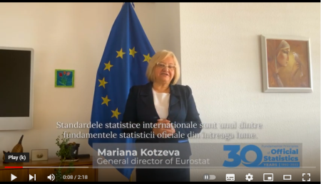 Video „Importanța utilizării standardelor internaționale - Principiul 9 din cele 10 Principii fundamentale ale statisticii oficiale"